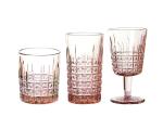 Non Leaded Hand Pressed Coloured Whisky Glasses