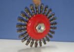 115mm M14 Nut Stainless Steel Knotted Wire Wheel Brush for Rust Removal