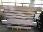 Retractable without construction aluminium alloy flood baffle for Hospitals