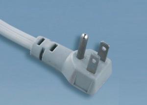 Quality UL CUL CSA 15A 125V 3 Prong NEMA 5-15P Electrical Right Angle Plug YY-3B American UL Power Cord wholesale