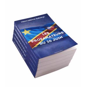 Quality French Language Novel Book Printing 5.5 Inch X 8.5 Inch Perfect Bound Binding wholesale