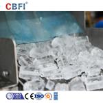 Transparent Solid Flat Cut Ends Tube Ice Machine Spain 30 Tons / Day For Drinks