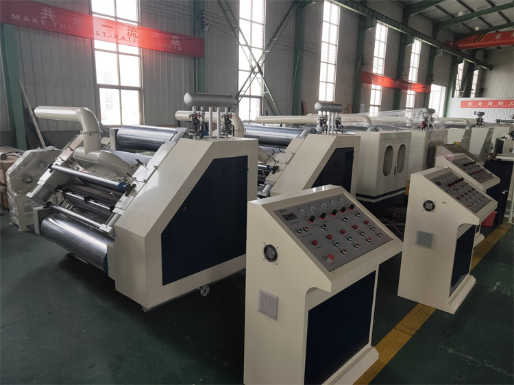High Temperature Range Single Facer Paper Board Corrugated Machine for Cardboard