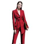 Anti-Static Fall Autumn Slim Fit Blazer for Women Ladies Office Business Suits