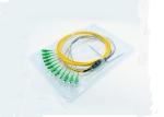 Singlemode / Multimode Ribbon Fiber Optic Pigtail SC OR LC 12CORE