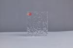 High Clear Transmittance 2-12mm Ribbled Striped Textured Acrylic Sheet