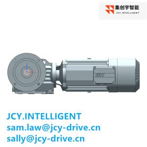 Quality 3HP Helical Bevel Gear Motor Reducer 5.5KW Output Shaft High Efficiency wholesale