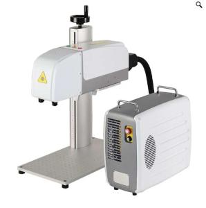 Quality 50W 3D Fiber Laser Marker Machine For Stainless Steel Metal Curved Surface wholesale