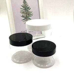 Quality Cosmetic Pet Plastic Jar 100ml Clear Spice Jars Packaging wholesale
