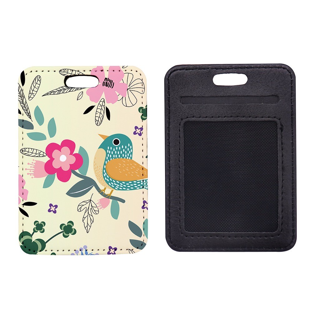 Double Sided Sparkle Custom Leather Luggage Tags For Sublimation Printing