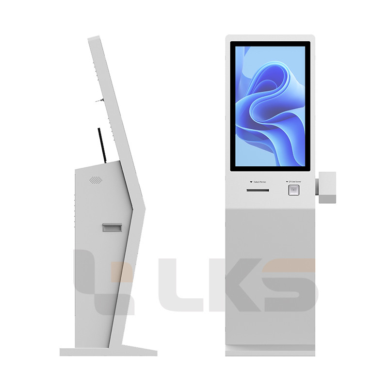 32 Inch Self Service Terminal Visitor Management Registration Machine Kiosk Inquiry Event Check In Ticket Kiosk