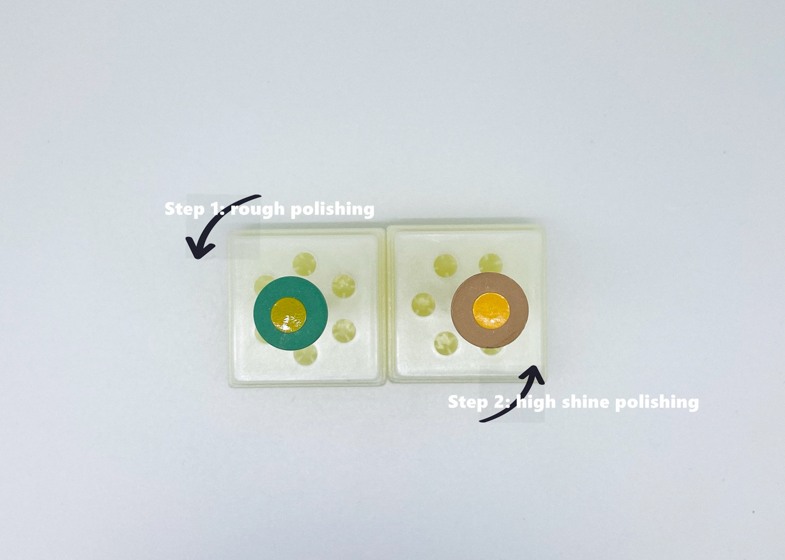 Sintered Zirconia Polishing Burs All Ceramics Rubber Polishing Wheels T shape