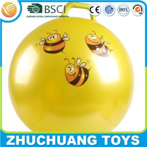 Quality cartoon print kids supermarket jumping hopper ball toys wholesale
