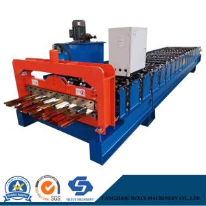 Quality Glazed Roof Tile Sheet Making Roll Forming Machine Alu Zinc Panel Cold Roofing Machine wholesale
