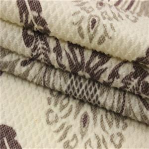 Quality 100 Polyester Bright Upholstery Fabric Embossed With Rubber Patch Fabric wholesale