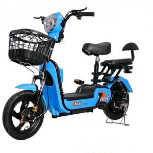 Quality 350W Brushless Electric Bike Scooter With Pedals 48V Lead Acid Battery And LED Display wholesale