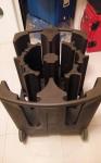 Premium Brown Plastic Adjustable Dish Cart | Plate Caddy