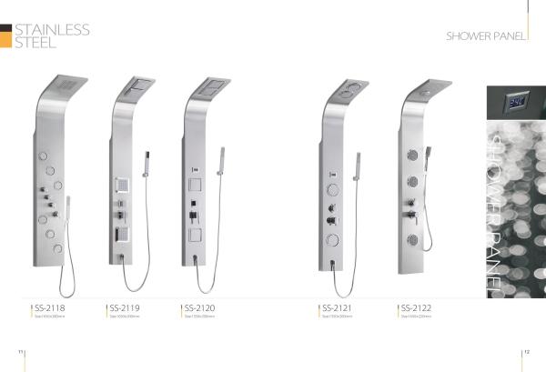 Stainless Steel Waterproof Bathroom Panels Tower System Normal Temperature