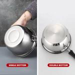 High Quality 6 Pieces Stainless Steel Cooking Pot Sauce Pan Cookware Set Milk