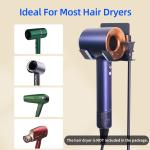 1mm Thickness Hair Dryer Holder Wall Mount Carbon Steel Material Fits Most Hair