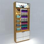 Various Shapes Cosmetic Retail Display , Cosmetic Shop Interior Design For