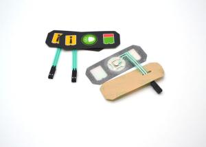 Quality PET Material Single Button Membrane Switch , One Button Membrane Keypad wholesale