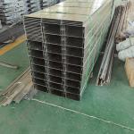 Suspended SS Cable Tray Ventilation / Perforation Groove ISO9001