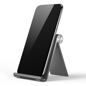 Quality L95mm 10 Inches Grey Adjustable Aluminum Alloy Phone Holder For Desk wholesale
