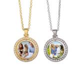Sublimation Jewelry Blanks Sublimation Blank Necklace With Diamond