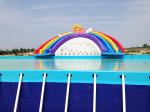 Commercial Above Ground Swimming Pools Large Rectangular PVC Material