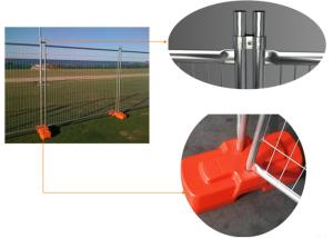 China Galvanized Steel Removable Wire Mesh Fence , Temporary Security Fencing on sale