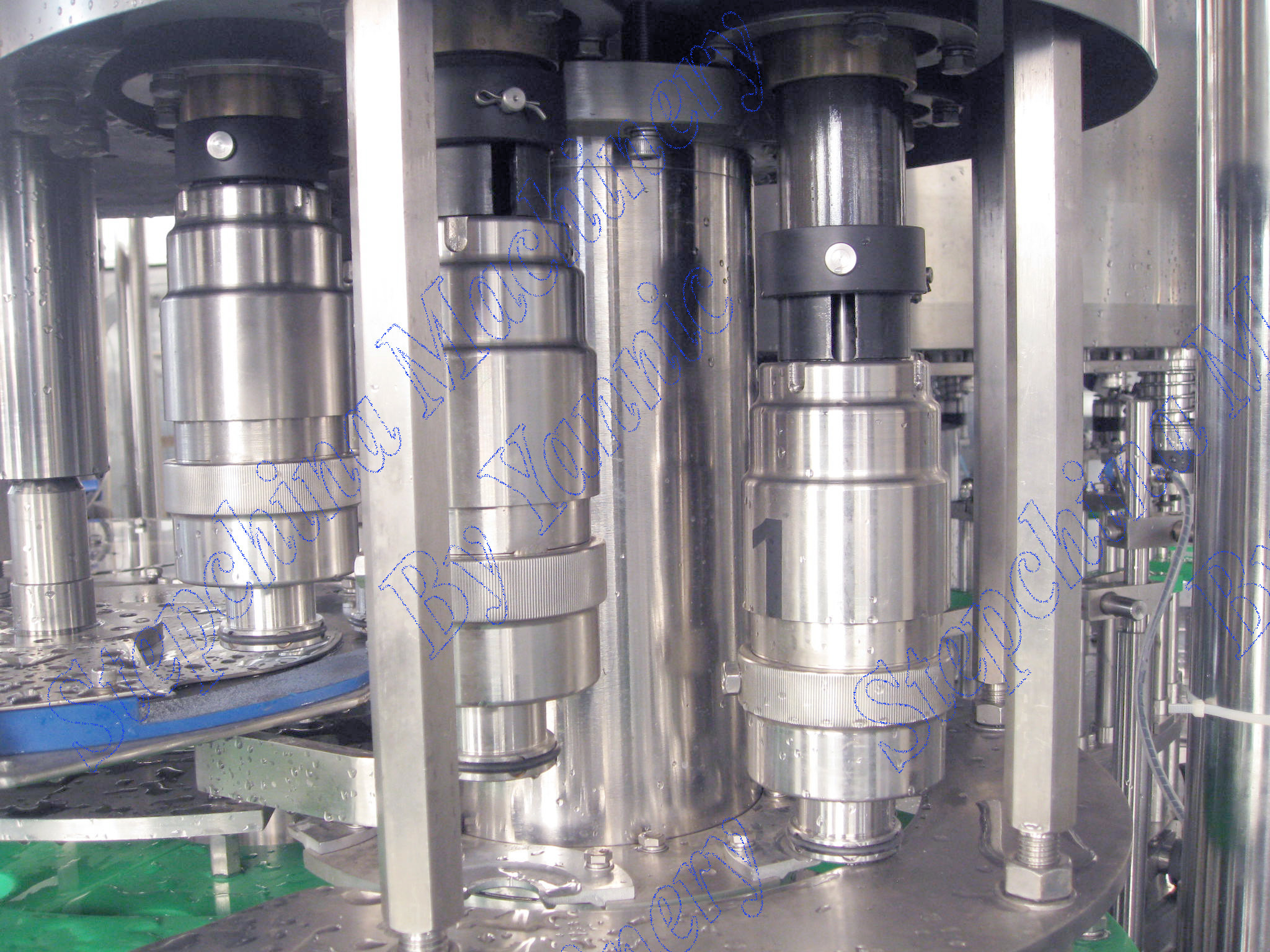 SUS304 Automatic Bottle Filling Machine , Drinking Water Production Line