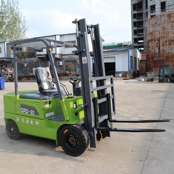 Electric Power 4 Wheel Electric Forklift 2300 Kg For All Electric Battery And