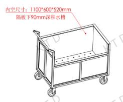 Quality SUS304 Filter Transport Trolley With 6&quot; Silent Casters wholesale