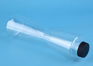 Quality Food Supplement Packaging Disposable Juice Bottles , Blue 450ml Plastic Bottle for Capsule wholesale