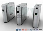 Auto Retractable Entrance Waist High Turnstile With Face Recognition / Card