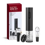 Color Box Package Oem Electric Wine Bottle Opener Set With Stopper