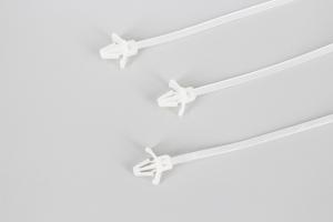 Quality DM-3*100mm white and black TS 16949 Auto Industry accessories push mounted nylon cable ties wholesale