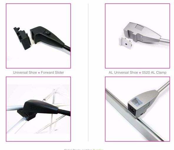 110V Flood display light with adaptor, Display light,exhibition arm light, pop-up spotlight can be connected ,LED light