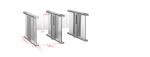Building Servo Motor AC220V Speed Gate Turnstile Visit Management System