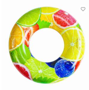 Quality Fruit shaped water park girl's smooth leak proof swimming circle wholesale