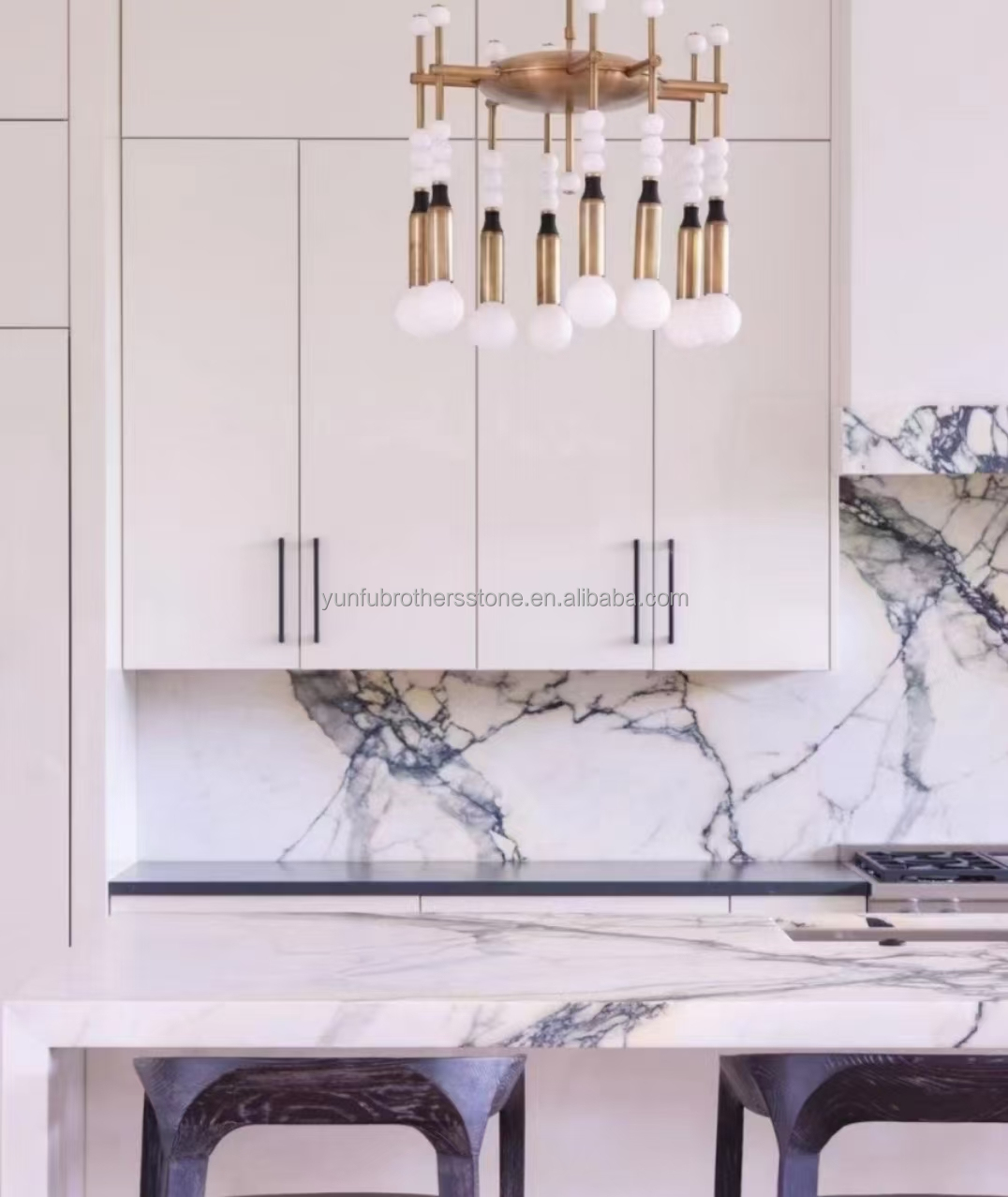 Polished Beautiful Paonazzo Marble Stone for Hotel Kitchen Countertop Decoration