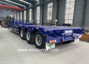 Quality 50000kg 60000kg Low Bed Semi Trailer With Mechanical Suspension wholesale