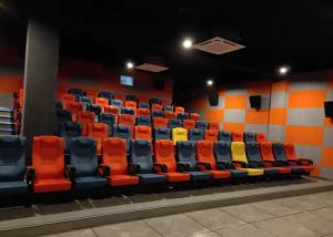 Quality Fire Resistance Public Cinema Chairs Soft Cushioned Upholstery Theater Seating wholesale