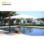 Polyester Olifen Acrylic Beach Aluminium Umbrellas Outdoor