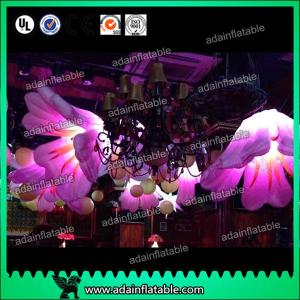 Quality Durable Inflatable Flowers Wedding With Changing Led Lights Custom Design wholesale