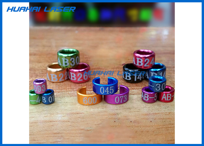 Portable Fiber Laser Marking Machine With Rotary For Bearing Pigeon Ring Jewelry Engraving