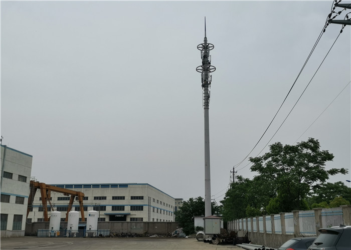 Steel Monopole Broadcasting Telecommunication Towers For China Tower Industry