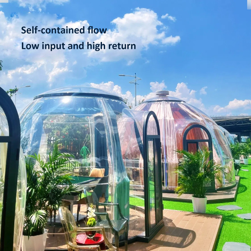 PC Bubble House Outdoor Transparent Spare Room Homestay Hotel Dining Outdoor Courtyard Mobile