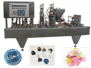Quality Liner Type 6 Lane 100g Automatic Cup Coffee Capsule Sealing Machine NC-4 wholesale